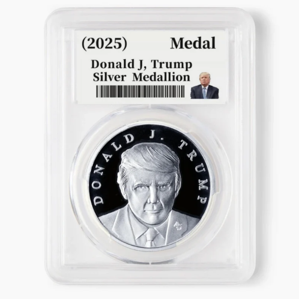 Trump 2025 First Edition Silver Coin